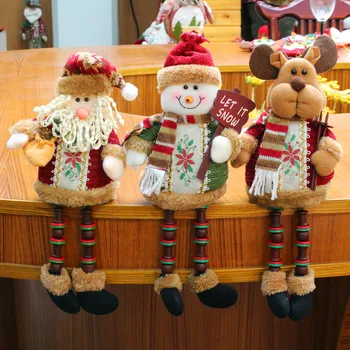 2023 Vánoční panenka dekorace Santa Claus sněhulák jelen nový Vánoční dárky a sváteční dekorace