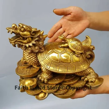 2024 DOMŮ OBCHOD ŠÉF hodně štěstí ZHAO CAI MĚDI dračí želva dekorativní ornament Přinést štěstí Získávat bohatství Podnikání na vzestupu