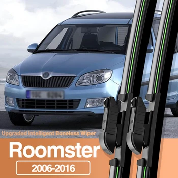 2ks Pro Škoda Roomster 2006-2016 Přední Sklo Stěrače Čelního Okna Příslušenství 2007 2008 2009 2011 2012 2014 2015