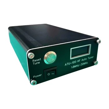 ATU-100 Anténní Tuner 1.8-50MHz 0.96 Coul OLED Displej 3.2 Firmware Naprogramovaný s Bydlením Sestavený Stroj