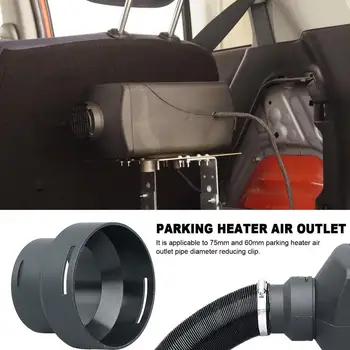 Auto Naftové Topení 75mm Výfukových Konektor Větev Regulační Ventil Vzduchu Pro Naftové nezávislé Topení Air Vent Zásuvky, Potrubí Potrubí