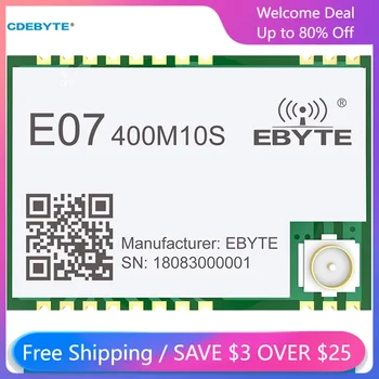 CDEBYTE CC1101 400MHz 433MHz 10dBm Bezdrátový RF Modul SPI IPEX Razítko Otvor 1,5 km Údajů Vysílač Dálkového Ovládání IoT E07-400M10S