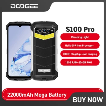 Doogee-S100 Pro Robustní Telefon, 12GB + 256GB, 6.58 