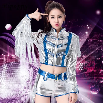 DS flitry kostýmy Nový korejský Dospělé Flitr Jazzový Tanec Moderní Taneční Vystoupení Hip Hop DS Performance Kit