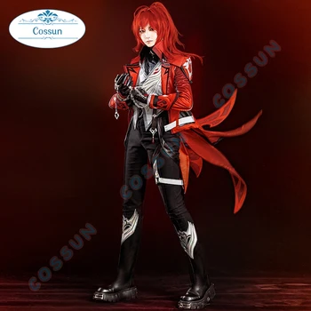 Hra Genshin Dopad Diluc Načernalé Červené Celou Noc Uniformy Cosplay Kostým Halloween Muže Doprava Zdarma Nové Anime Roku 2022