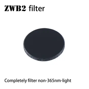 Konvoj ZWB2 Filtr pro S2 S2+ Svítilna Průměr 20,5 mm Filtr na Viditelné Světlo, Tloušťka 2mm Vhodné pro 365nm UV
