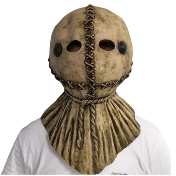 Latexové Masky Halloween Horor Děsivý Strašák Dospělé Cosplay Kostým, Rekvizity, Vánoční Dárek Karneval Strana Pokrývky Hlavy