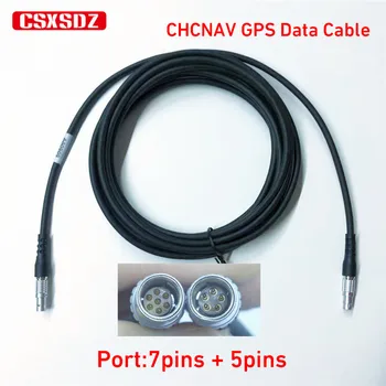 NOVÉ CHCNAV GNSS GPS RTK Vnější Radio Data Napájecí Kabel, A00909, HuaCe GPS Připojit k Rádiu DL5-C1,7Pins na 5Pins