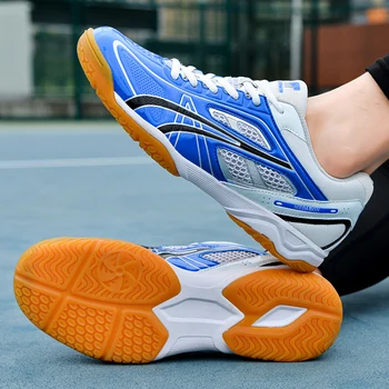 Profesionální Badminton Boty pro Unisex Prodyšné tenisky Muži Indoor Sport Court Obuv Velký Chlapec Anti-Slip Stolní Tenis Boty