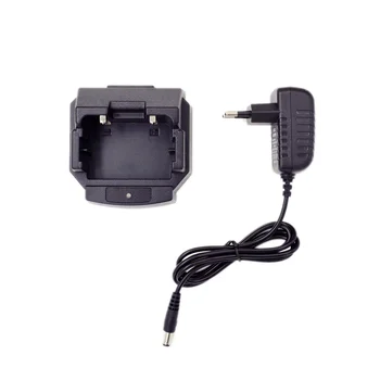 Senhaix Rychlá Stolní Nabíječka Base & AC Adaptér s USB Nabíjecí Port pro GP8800 8600 Ham Radio Napájení