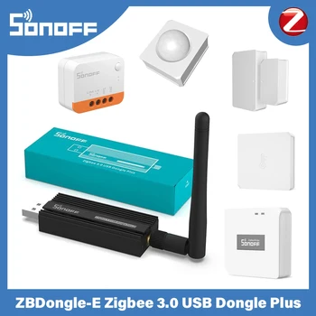 SONOFF ZBDongle-E Zigbee 3.0 USB Dongle Plus Bezdrátové Zigbee Gateway Analyzátor ZHA Zigbee2MQTT USB s Anténou Zachytit