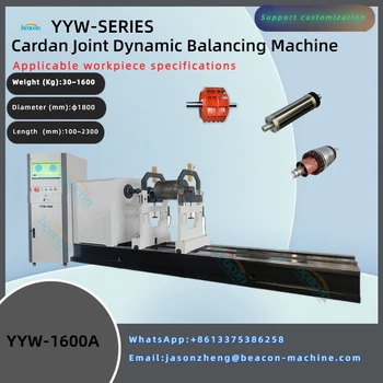 YYW Univerzální Kloub Řídit Dynamické Vyvažovací Stroje Pro Kotouč Vyvážení Klikového hřídele Stroje