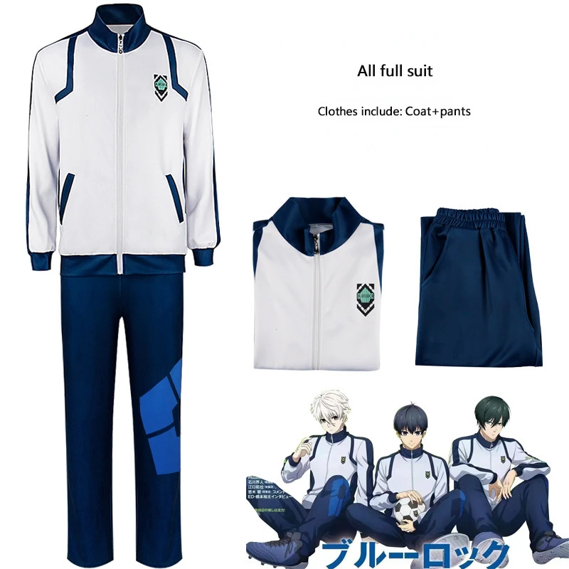 Anime Blue Zámek Isagi Yoichi Cosplay Kostým Nagi Seishiro Cosplay Modré Zámku Kaiser Sportovní Oblečení Halloween Karneval Šaty