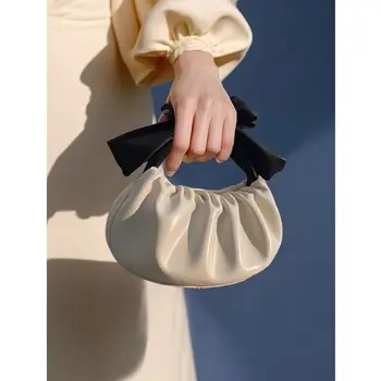 Ženy Tašky Cloud Bag Ženy Nový 2023 Letní Vysoce kvalitní Textury francouzské Výklenek Módní Luk Složit Crossbody Taška Dívka Tašky